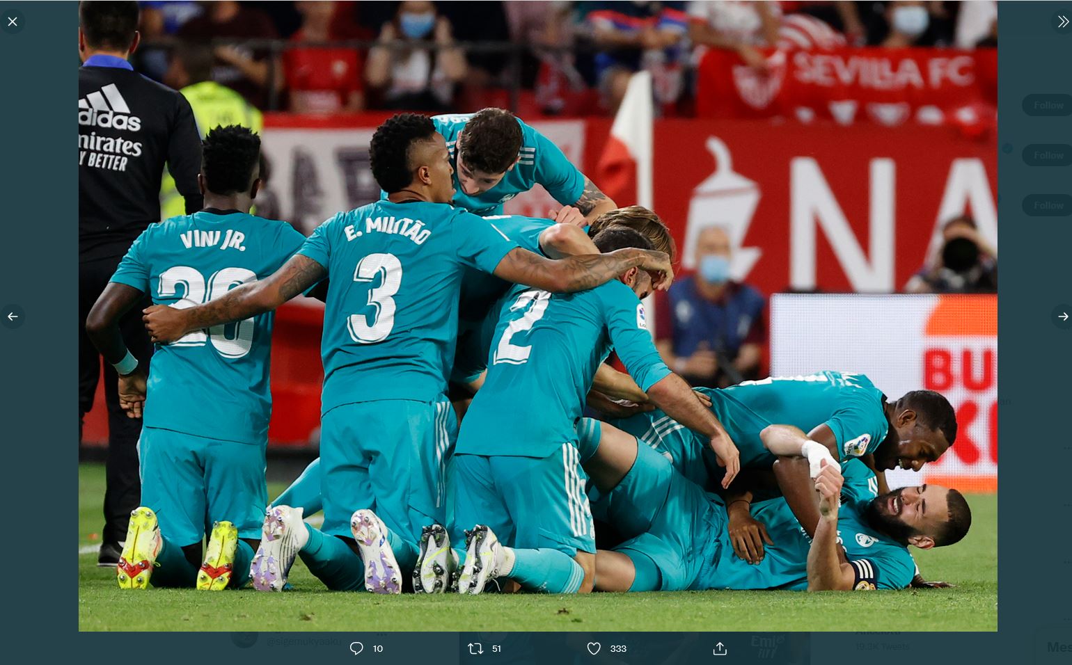 Hasil Liga Spanyol: Real Madrid Kokoh di Puncak, Atletico Madrid Tempel Sevilla