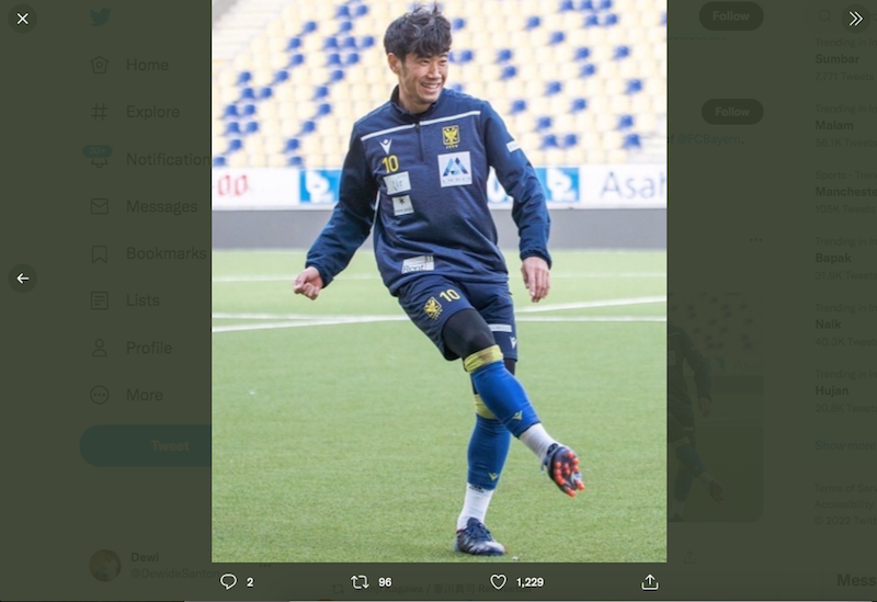 Shinji Kagawa Ikut Latihan Bareng Cerezo Osaka