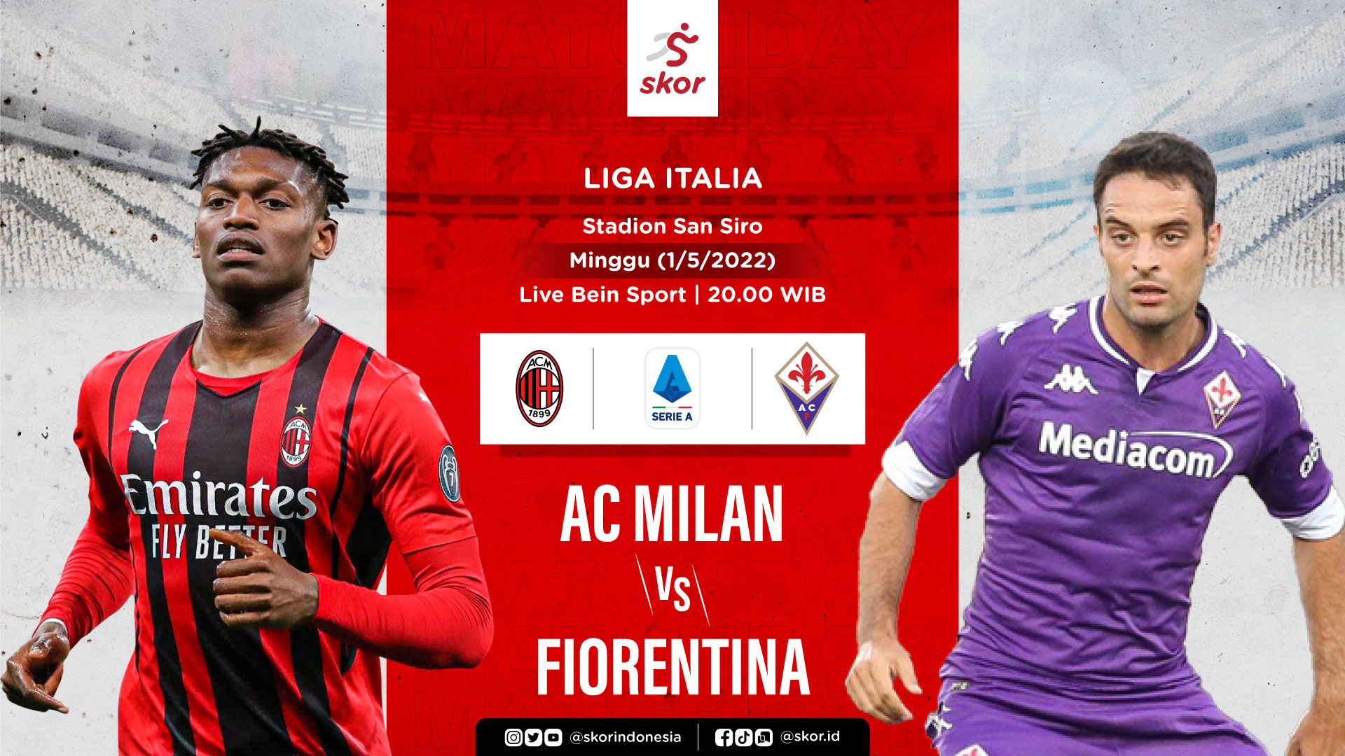 Prediksi AC Milan vs Fiorentina: Rossoneri Ingin Jauhi Inter, La Viola Bisa Jadi Pengganjal
