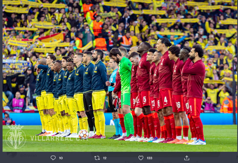 Link Live Streaminng Villarreal vs Liverpool di Liga Champions
