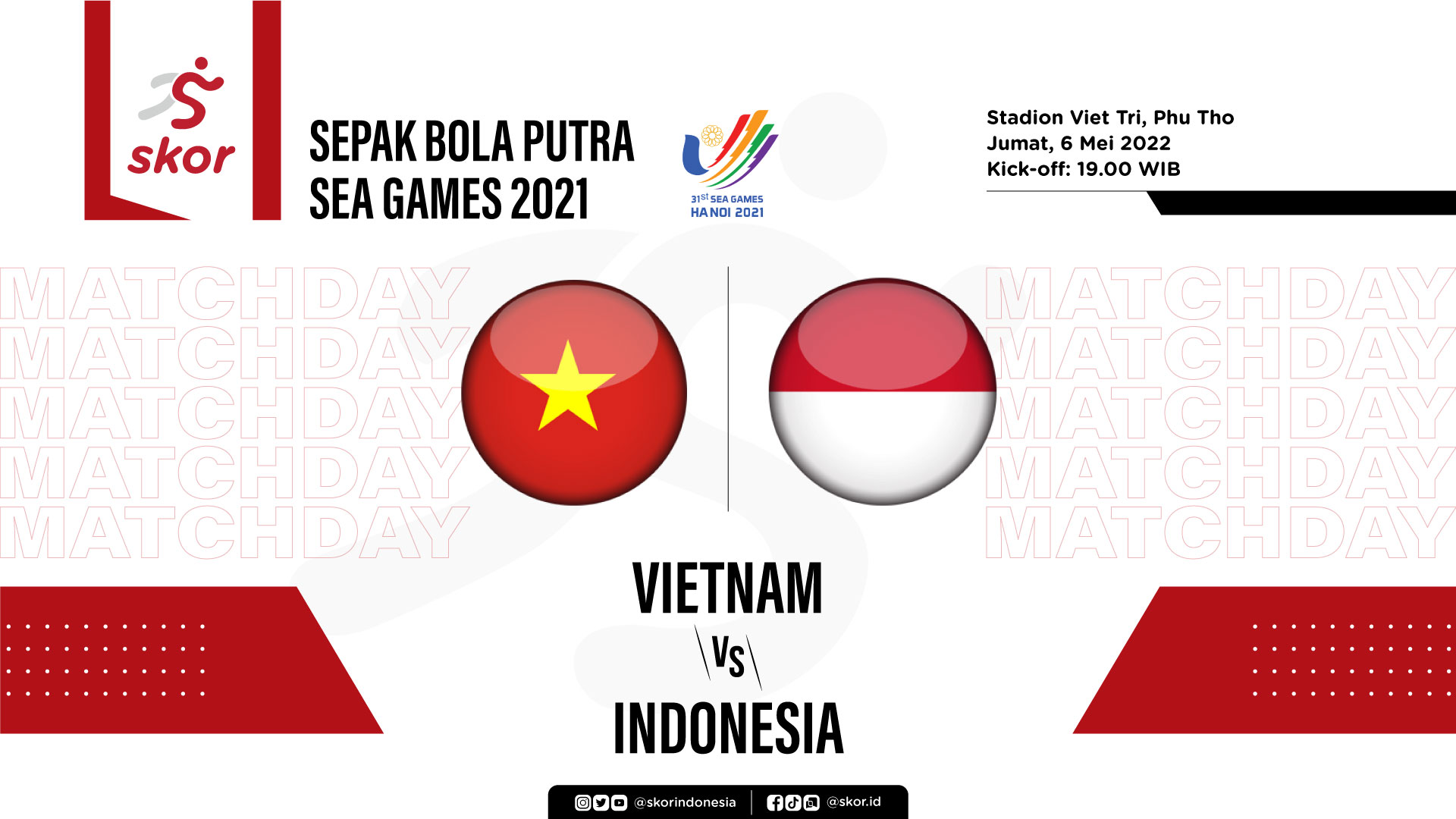 Prediksi dan Link Live Streaming Vietnam vs Indonesia di SEA Games 2021