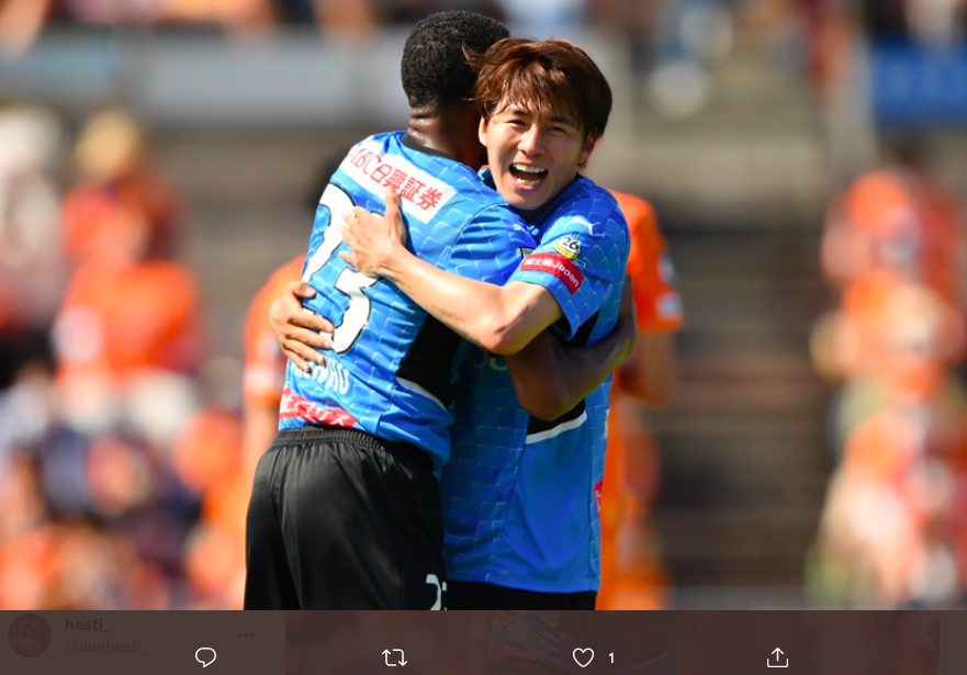 Hasil J1 League Pekan ke-12: Menang Lagi, Kasawaki Frontale Tempel Kashima Antlers di Puncak 