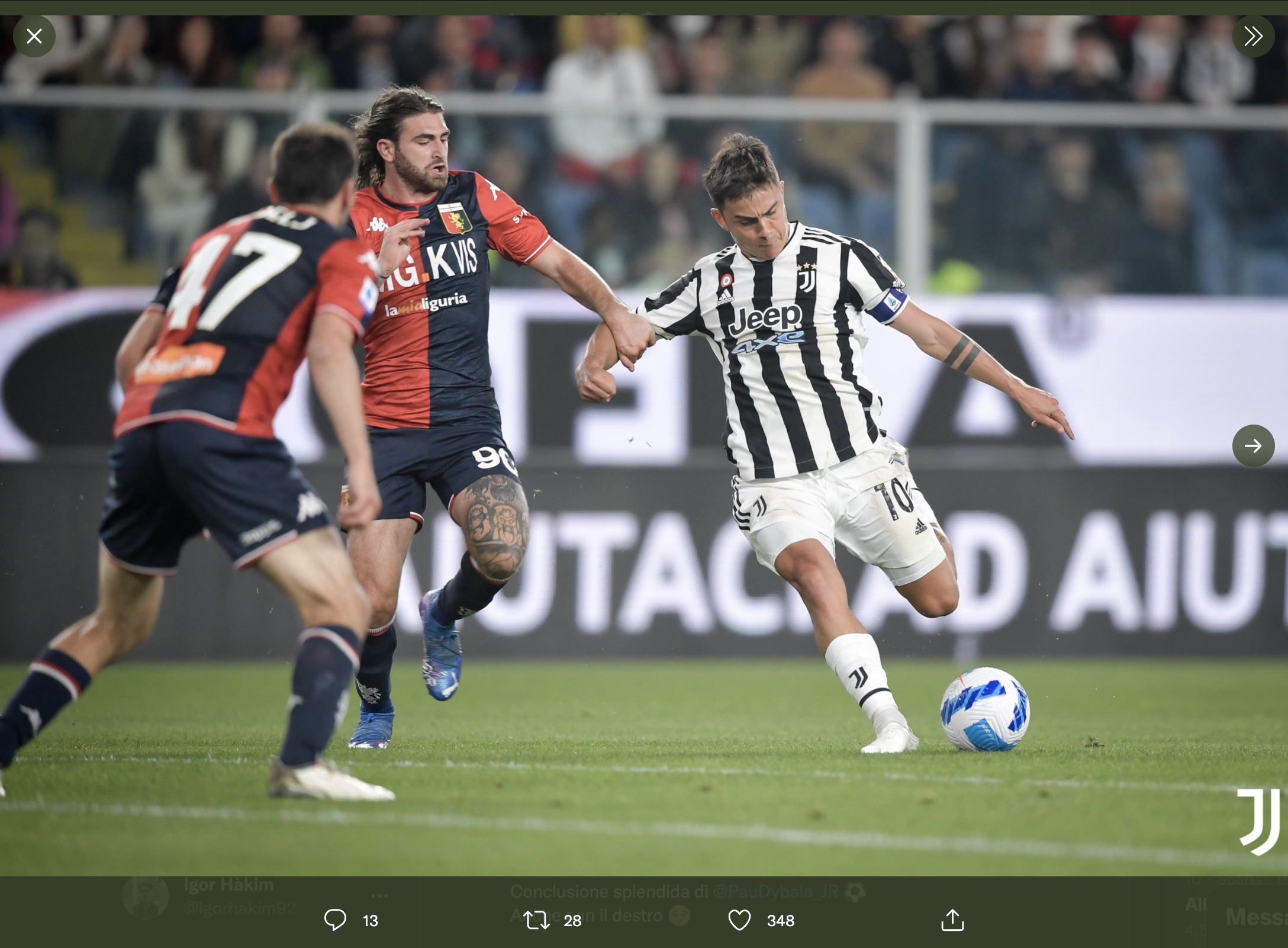 Hasil Genoa vs Juventus: Gagal Manfaatkan Peluang, I Bianconeri Keok di Luigi Ferraris