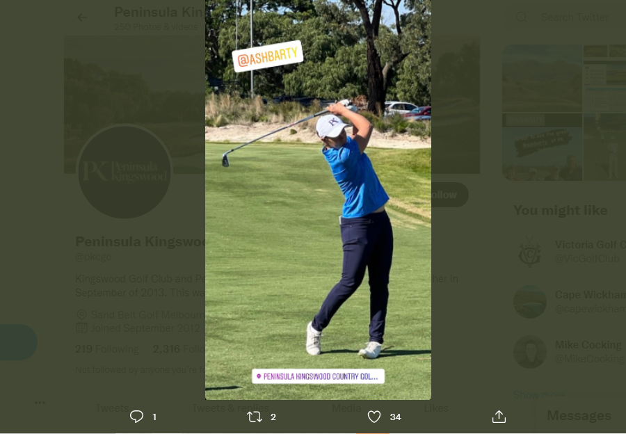 Petinggi Klub di Australia Benarkan Kabar Ashleigh Barty Seriusi Golf
