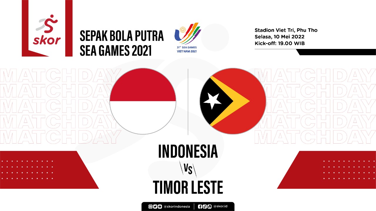 Skor Indeks SEA Games 2021: MoTM dan Rating Pemain Indonesia vs Timor Leste
