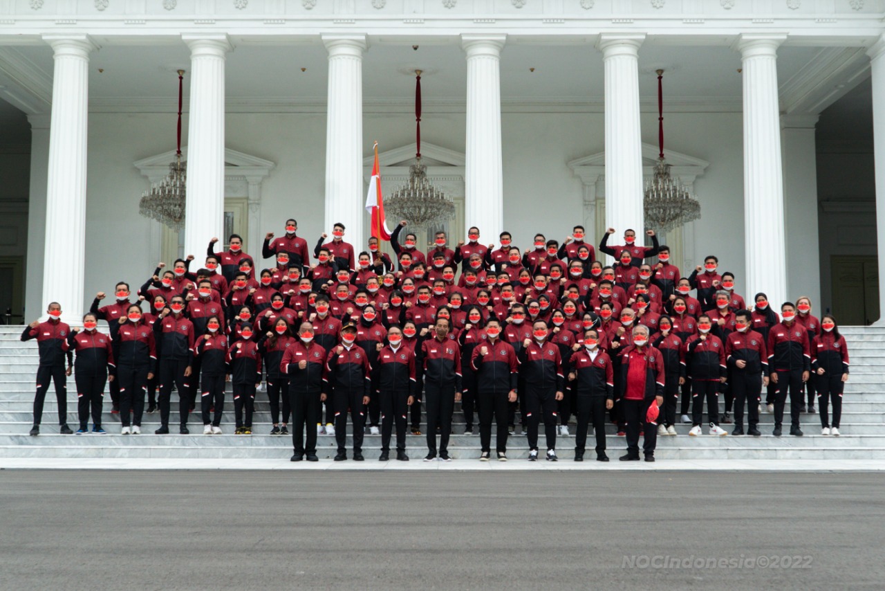 SEA Games 2021: Resmi Melepas Kontingen Indonesia, Jokowi Berharap Merah Putih Kembali ke Tiga Besar