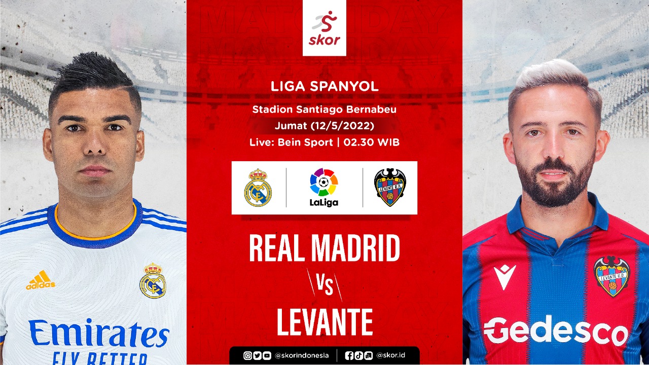 Prediksi Real Madrid vs Levante: Misi Mudah Kembali ke Jalur Kemenangan