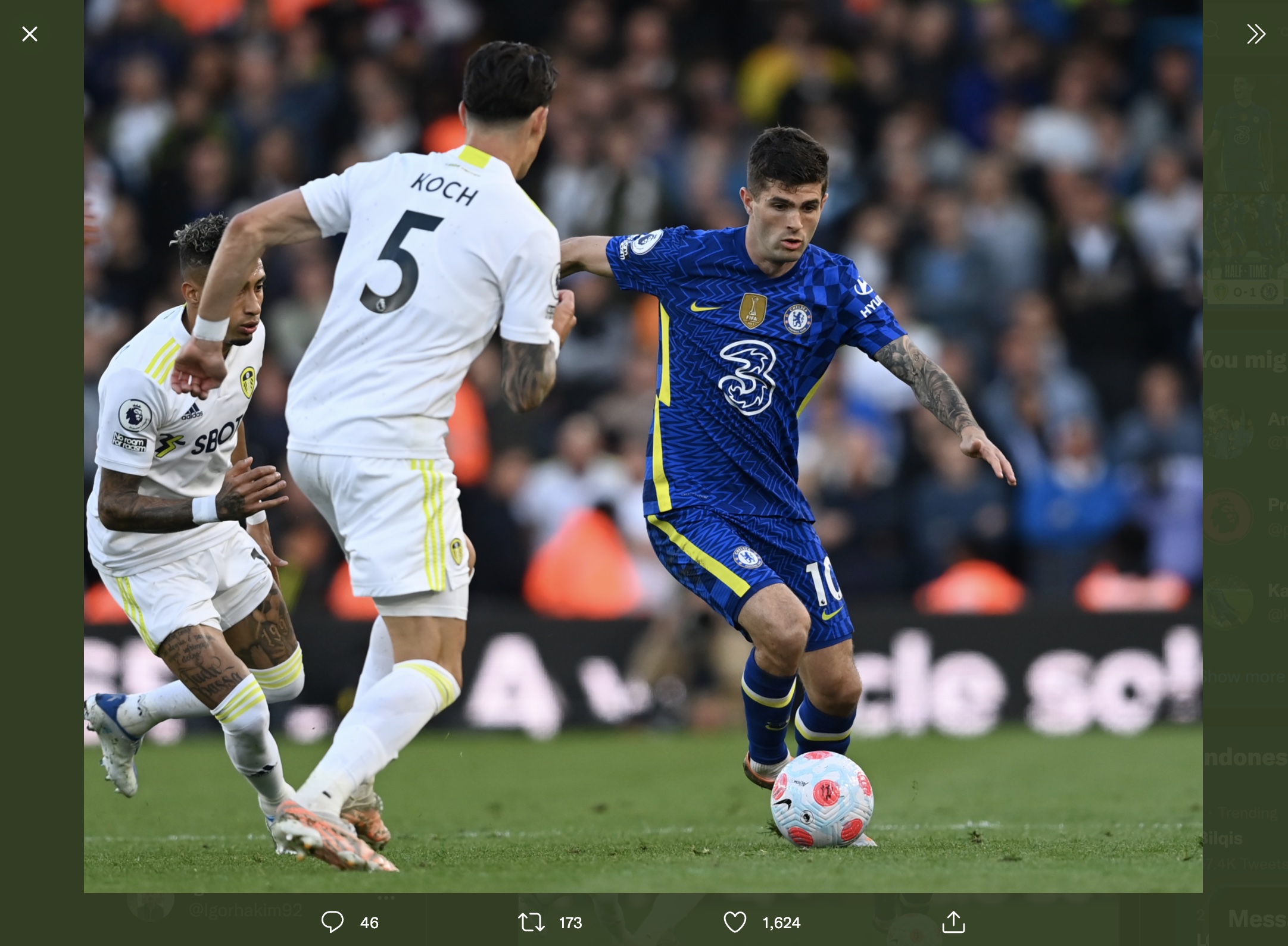 Hasil Leeds United vs Chelsea: Menang 3-0, The Blues Pastikan Tiket ke Liga Champions