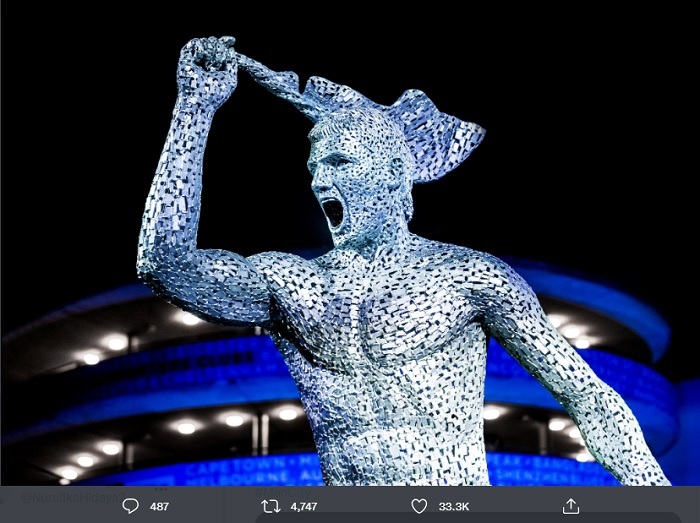 VIDEO: Kisah di Balik Sampainya 3 Patung Legenda Manchester City di Stadion Etihad