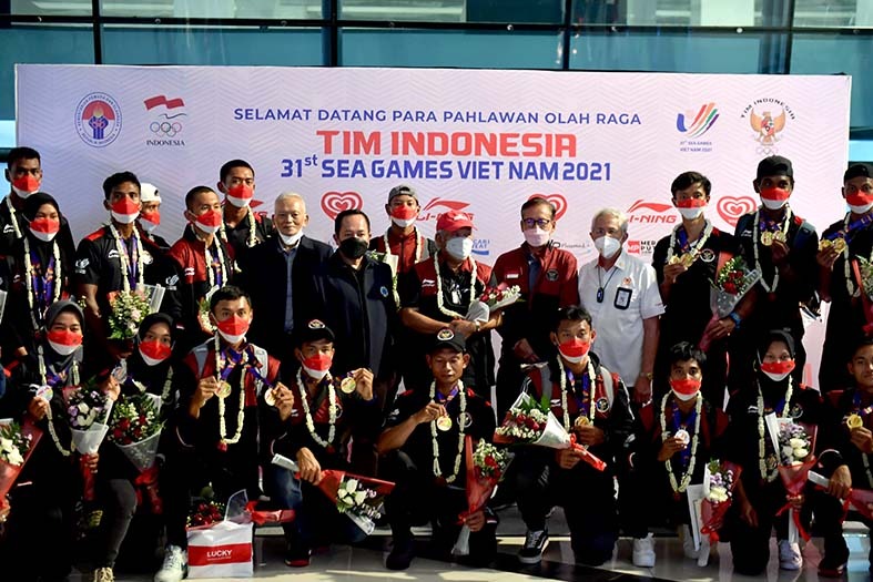 SEA Games 2021: Tiba di Indonesia, Tim Dayung Disambut Kemenpora