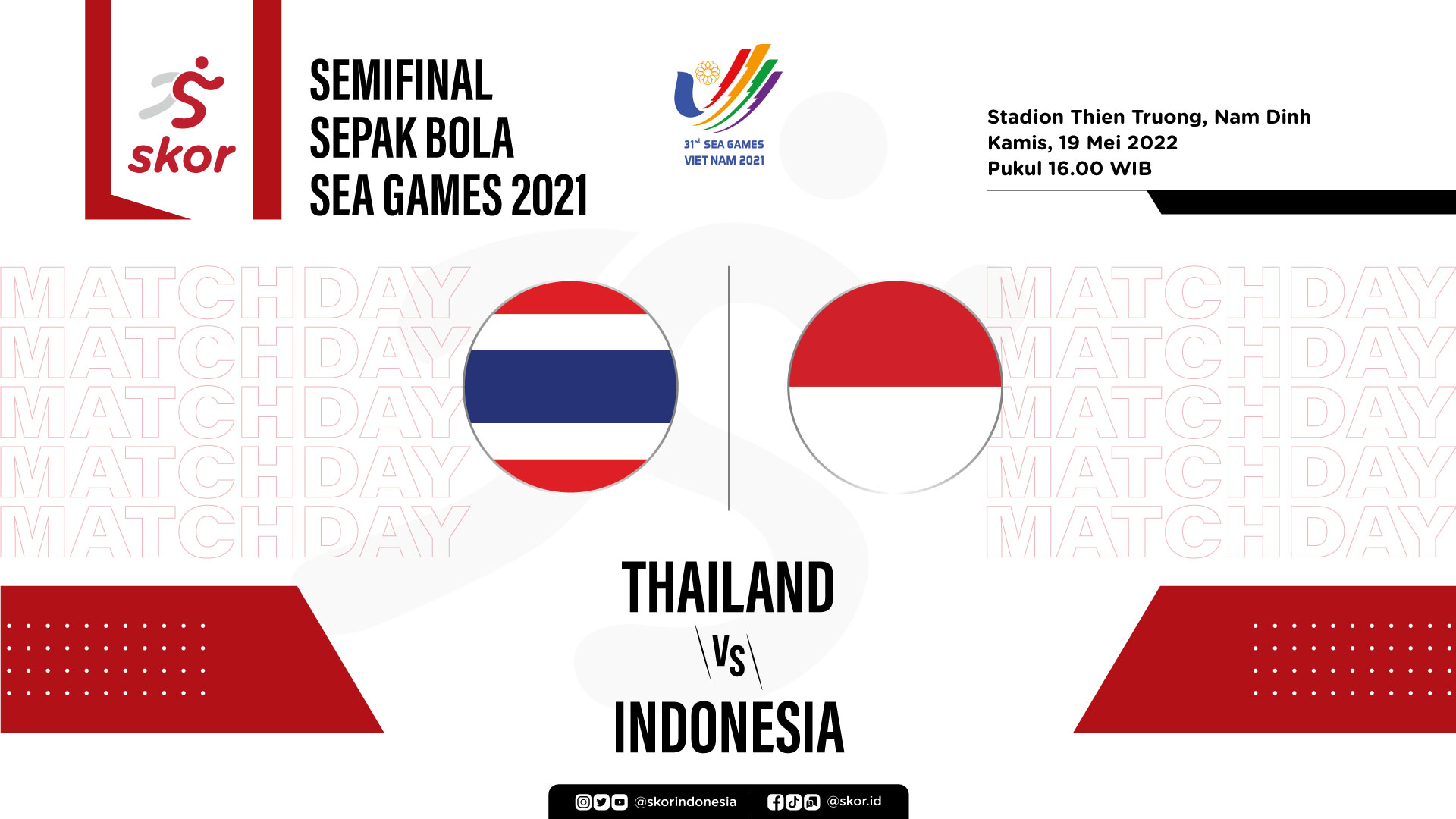 VIDEO: Thailand vs Timnas U-23 Indonesia, Rivalitas yang Berlanjut di Semifinal SEA Games 2021