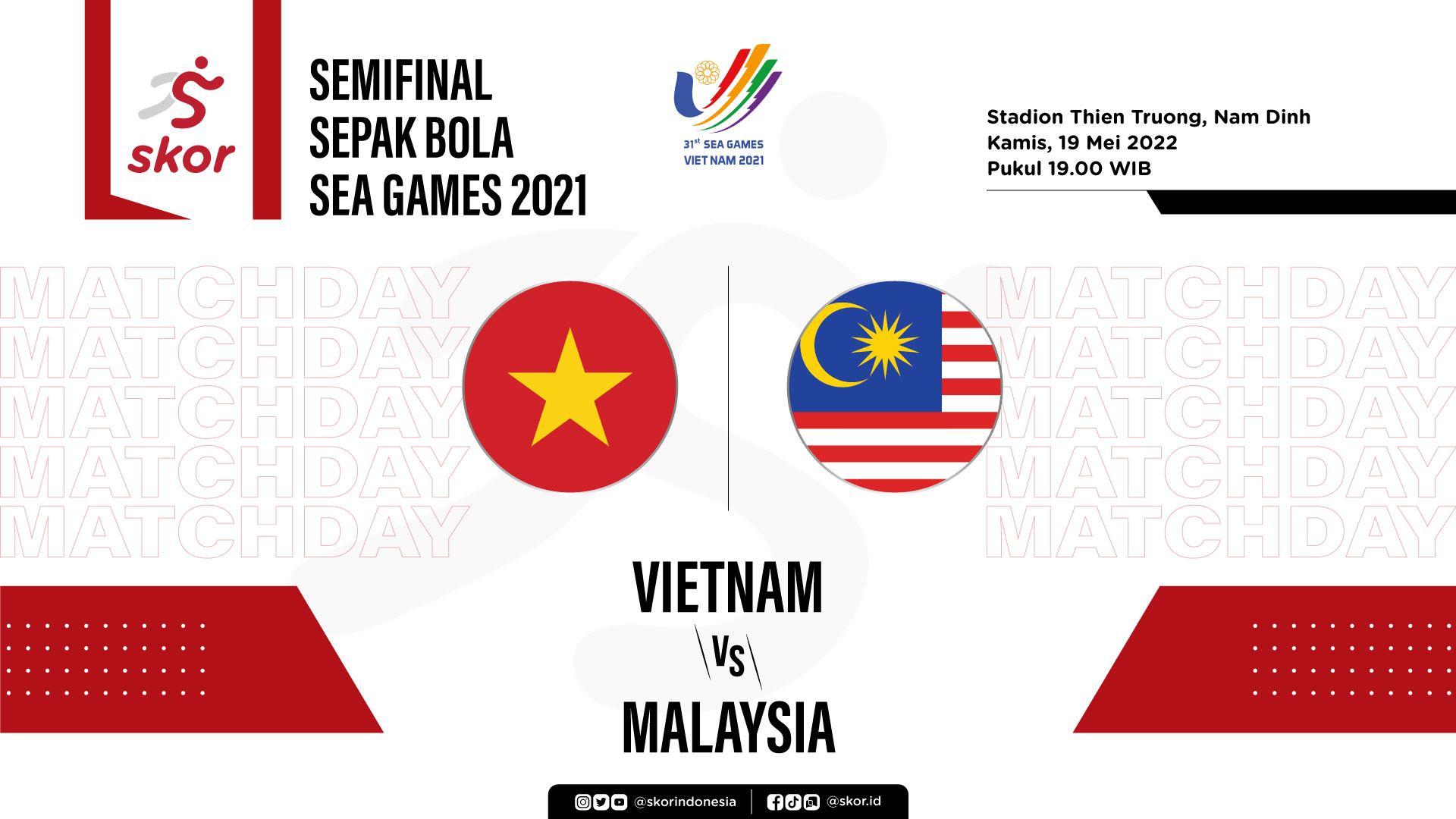 Prediksi dan Link Live Streaming Timnas U-23 Vietnam vs Malaysia di Semifinal SEA Games 2021