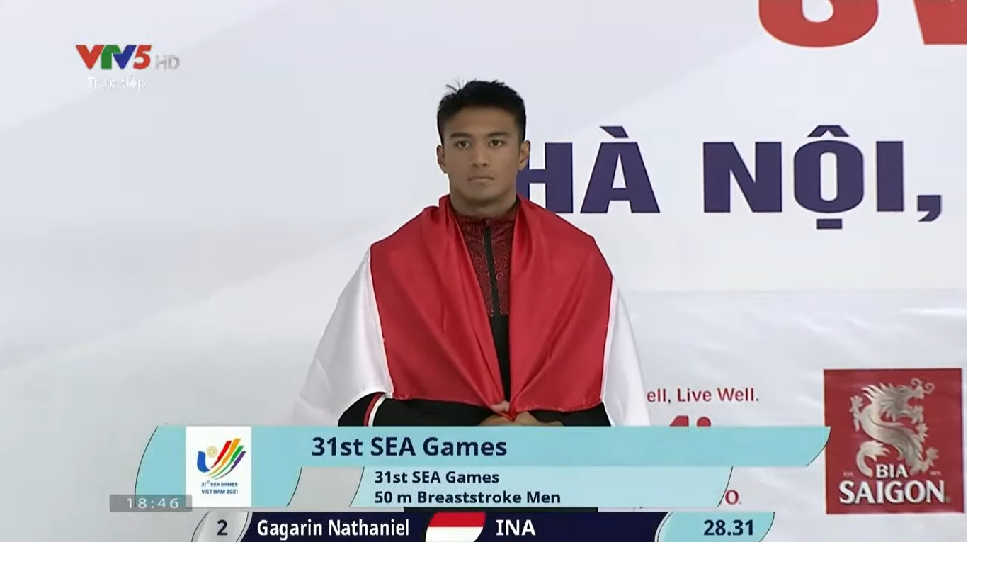 Renang SEA Games 2021: Nihil Emas, Gagarin Nathaniel cs Tambah Tiga Medali