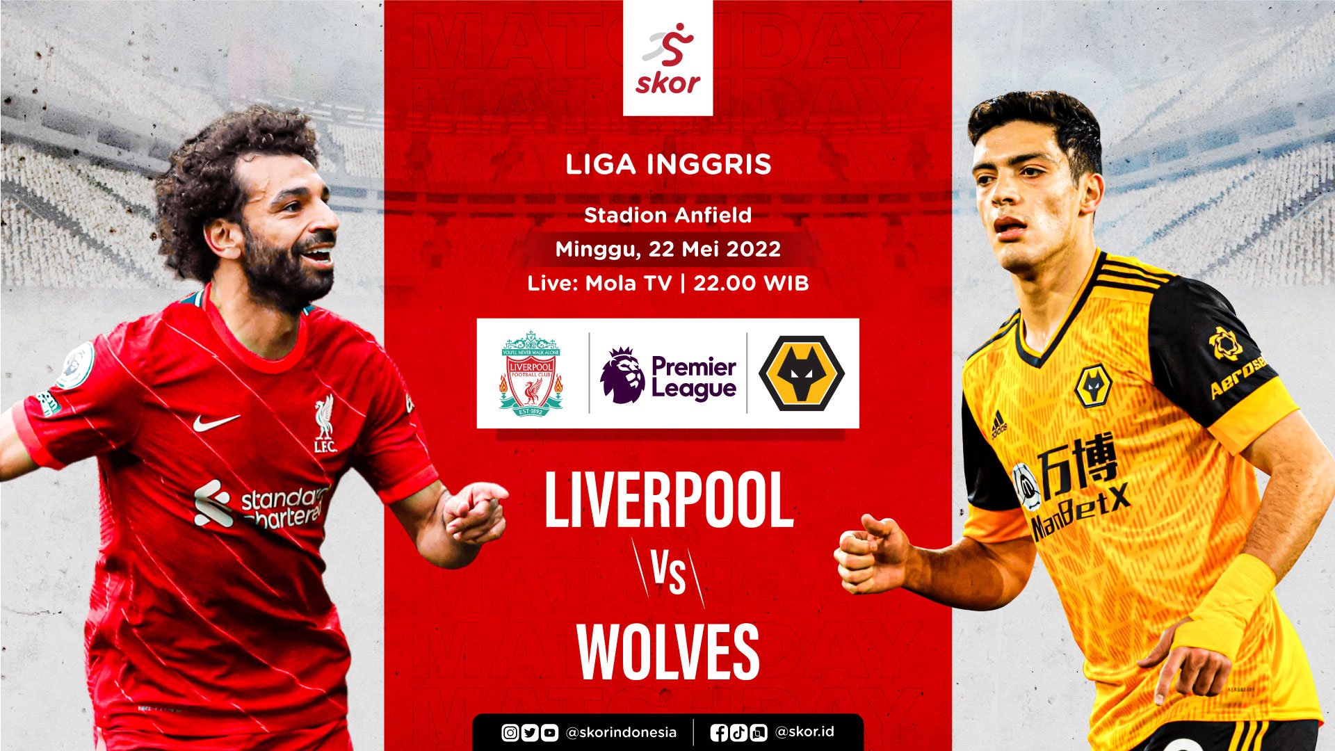 Link Live Streaming Liverpool vs Wolves di Liga Inggris