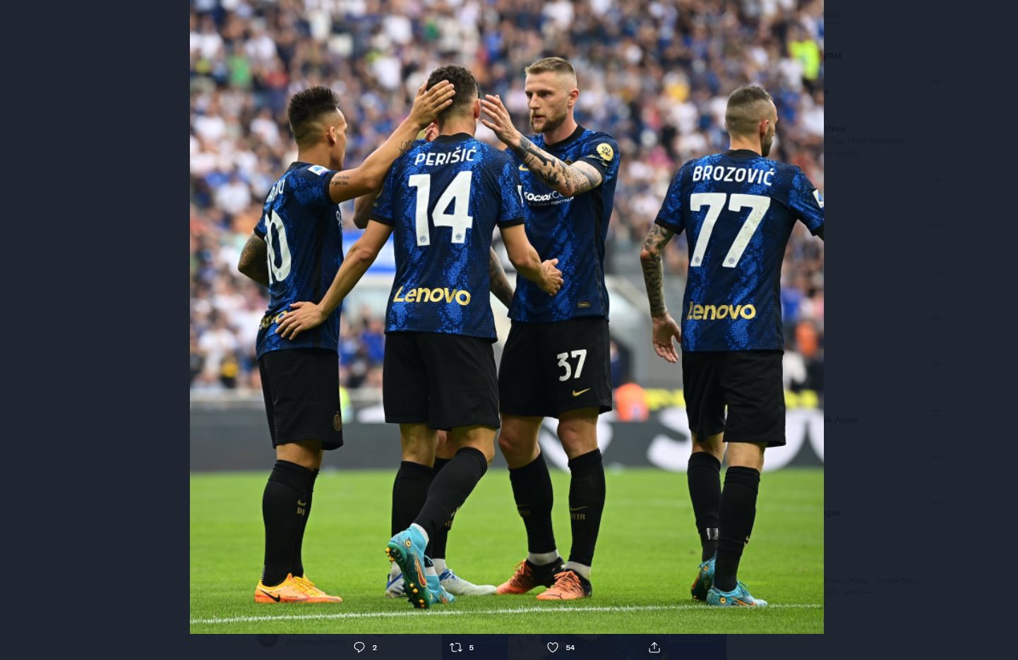 Hasil Inter Milan vs Sampdoria: I Nerazzurri Harus Relakan Gelar Scudetto kepada AC Milan