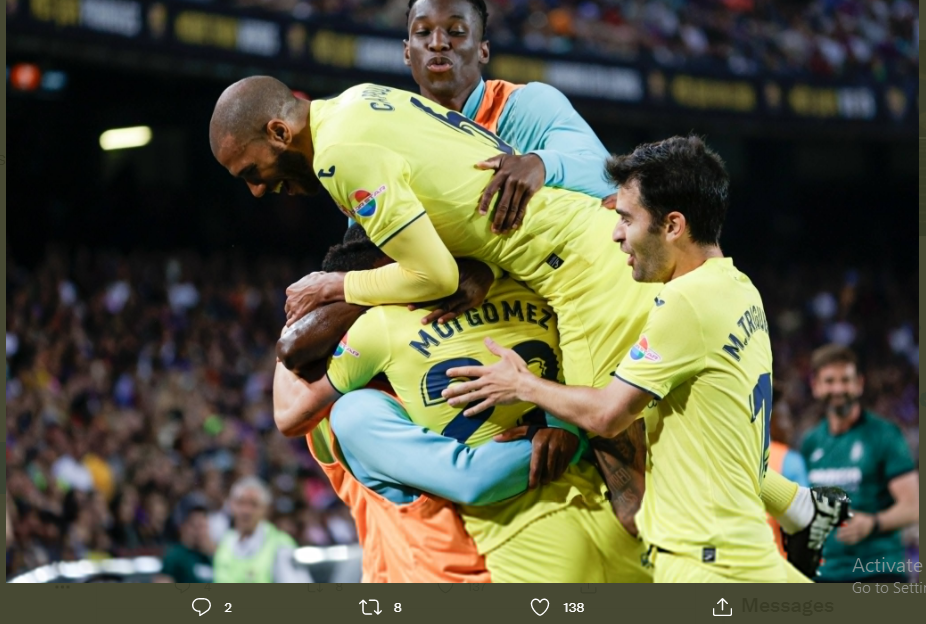 Hasil Barcelona vs Villareal: Tim Kapal Selam ke Liga Konferensi Europa usai Tekuk Blaugrana