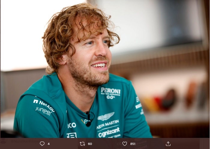 F1 GP Meksiko 2022: Sebastian Vettel Kenakan Helm Khusus Mengenang Mendiang Bos Red Bull