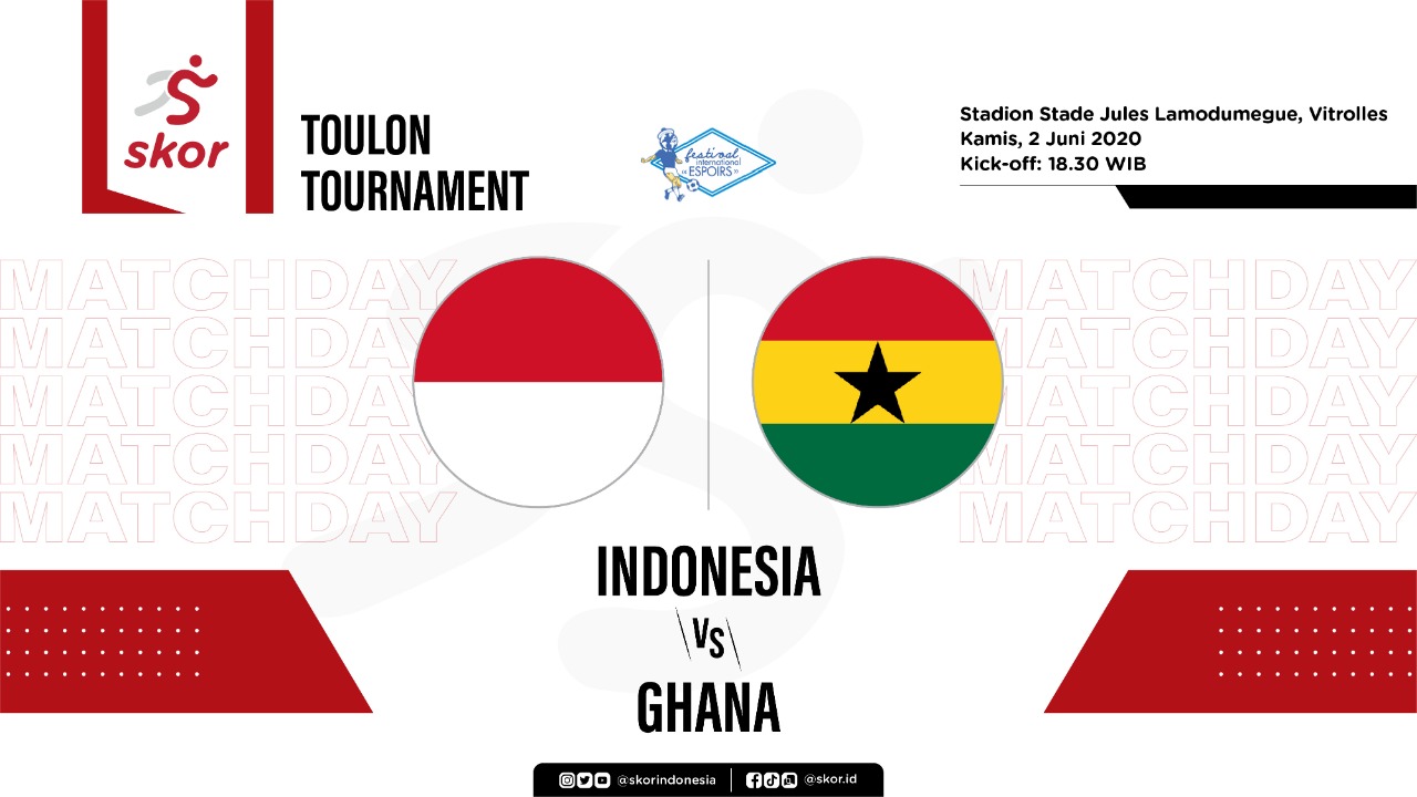 LIVE Update: Timnas U-19 Indonesia vs Ghana di Toulon Tournament 2022