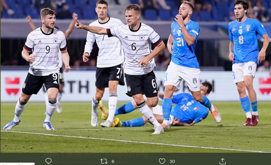 Hasil Italia vs Jerman: Gli Azzurri dan Die Mannschaft Berbagi Poin