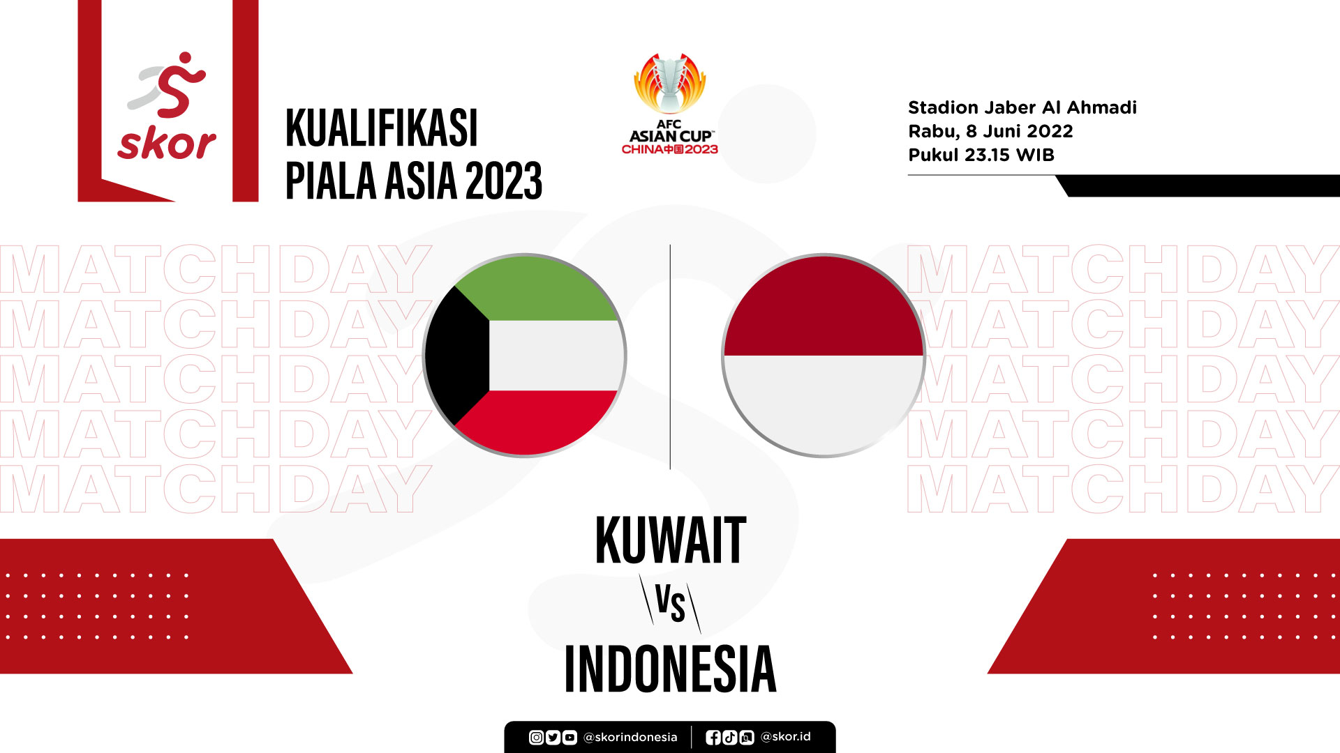 Prediksi dan Link Live Streaming Kuwait vs Timnas Indonesia di Kualifikasi Piala Asia 2023