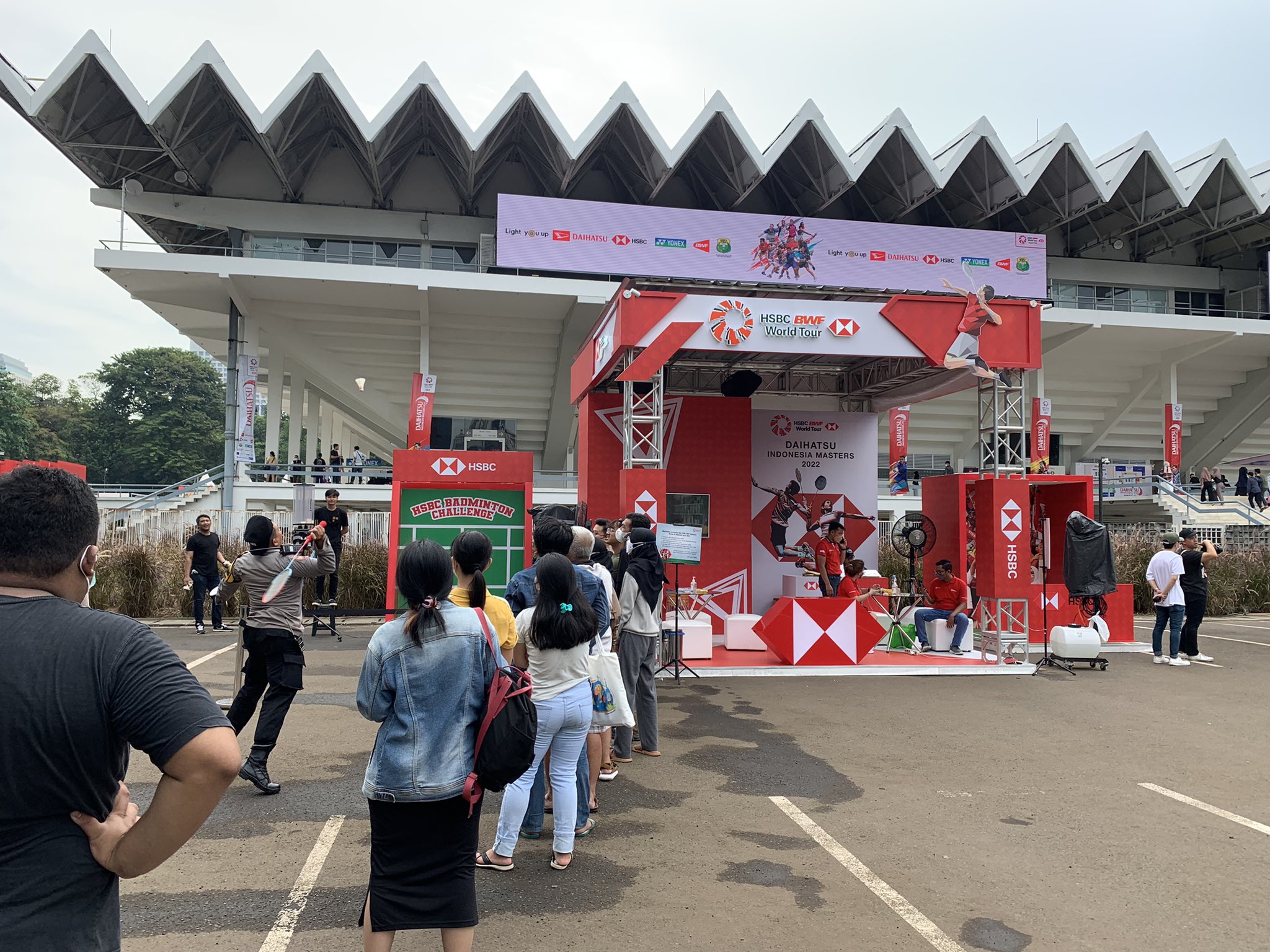 Indonesia Masters 2022: Main Badminton Hingga Photobooth, Seru-seruan di Teras Istora Senayan