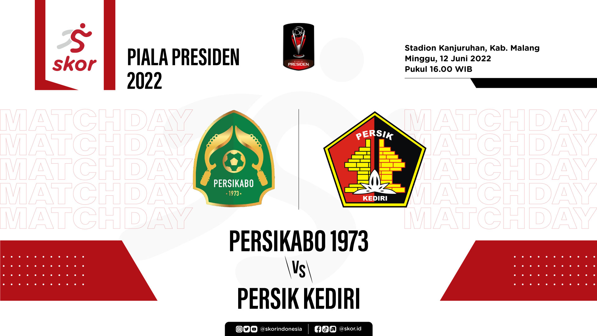Prediksi dan Link Live Streaming Piala Presiden 2022: Persikabo vs Persik Kediri