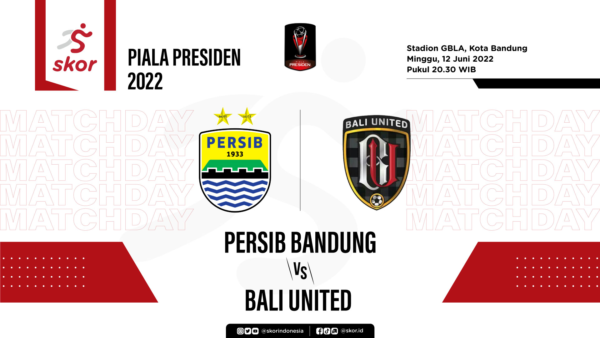 Prediksi dan Link Live Streaming Piala Presiden 2022: Persib vs Bali United