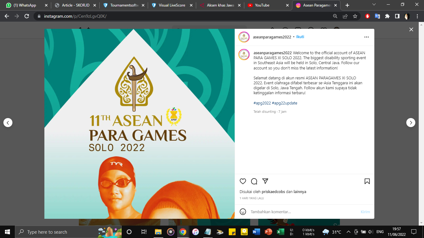Logo ASEAN Para Games 2022 Diluncurkan, Kental dengan Nuansa Jawa