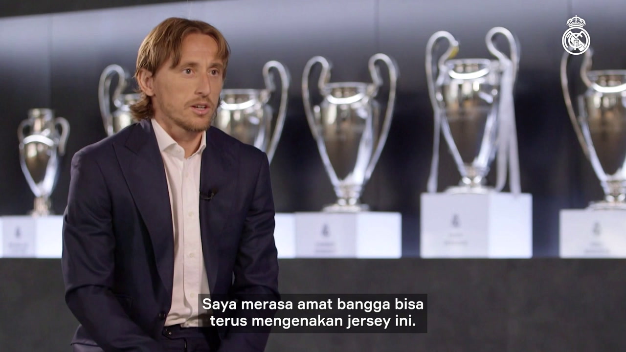 VIDEO: Luka Modric Bangga Bisa Terus Memakai Jersey Real Madrid