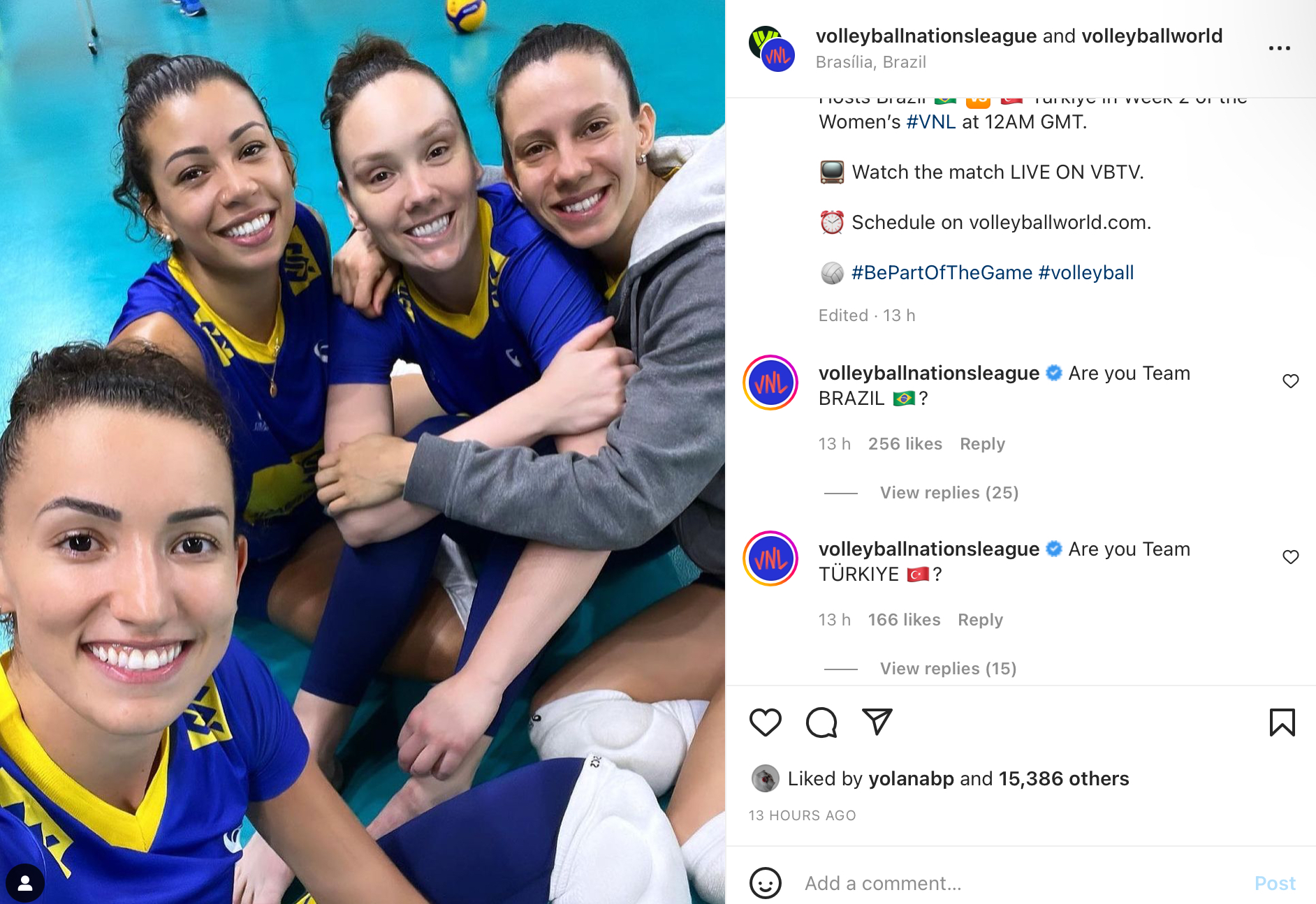 Timnas Voli Putri Brasil Diperkuat Pemain 41 Tahun pada Kejuaraan Dunia 2022