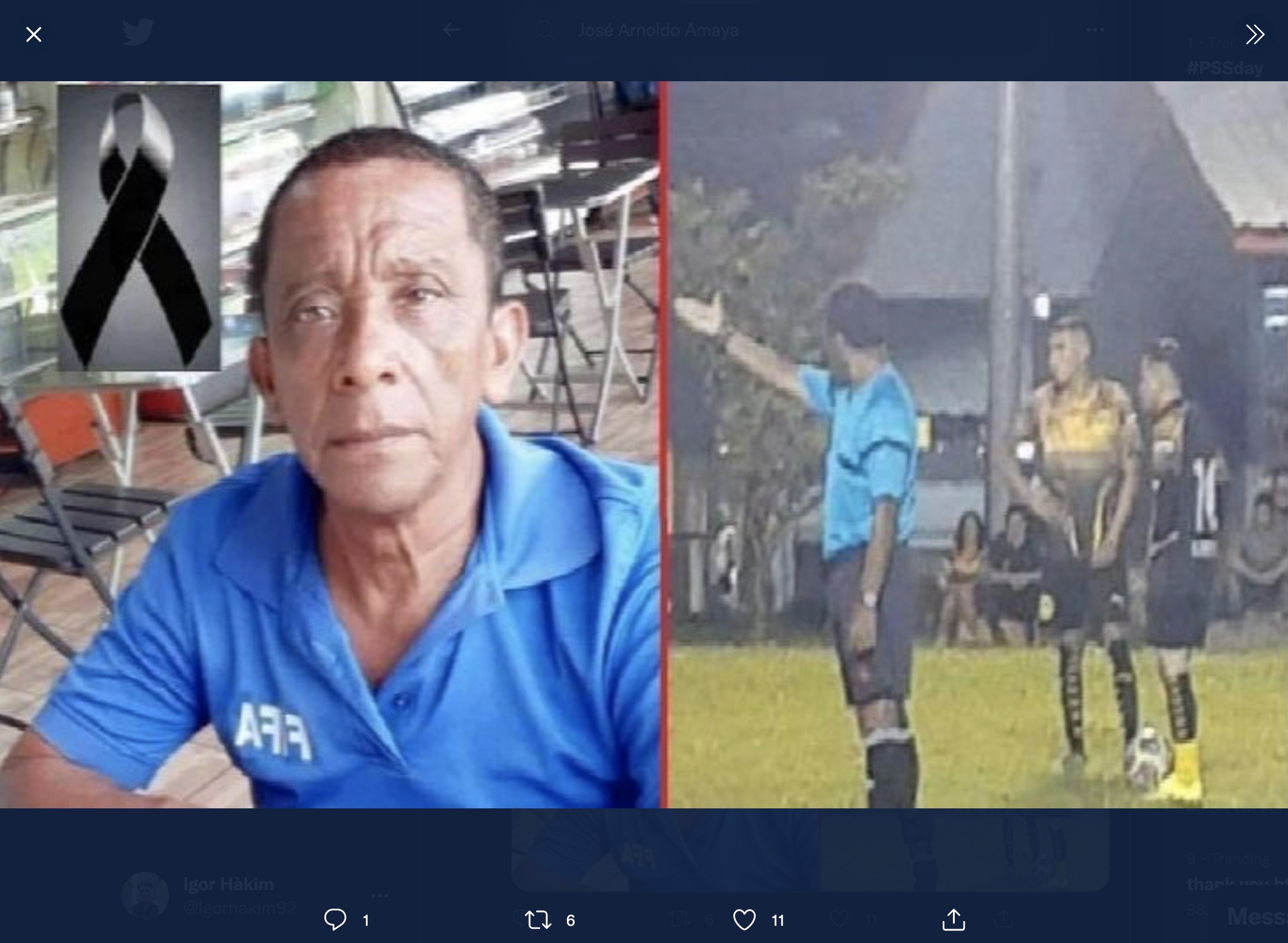 Wasit El Salvador Meninggal Usai Dipukuli Pemain dan Suporter