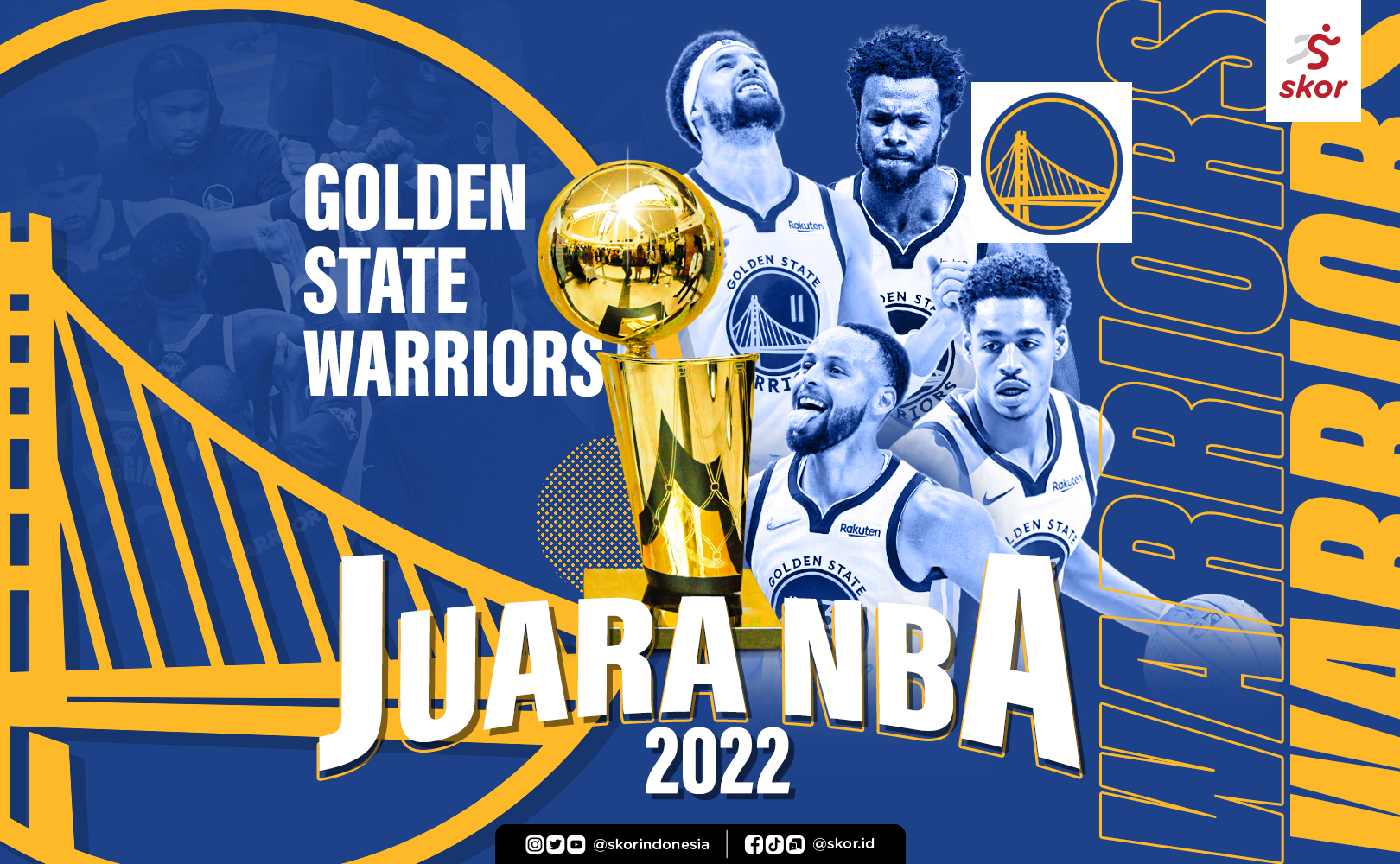 5 Fakta Menarik di Balik Sukses Golden State Warriors Juara NBA 2021-2022