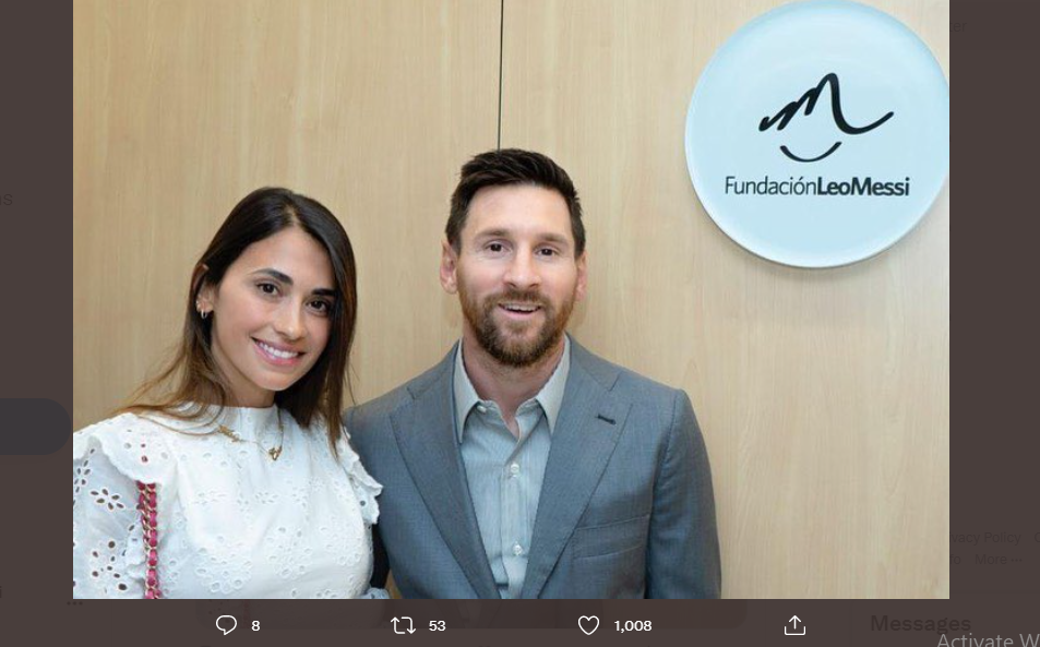 Pulang ke Barcelona, Lionel Messi dan Istri Lakukan Kegiatan Mulia