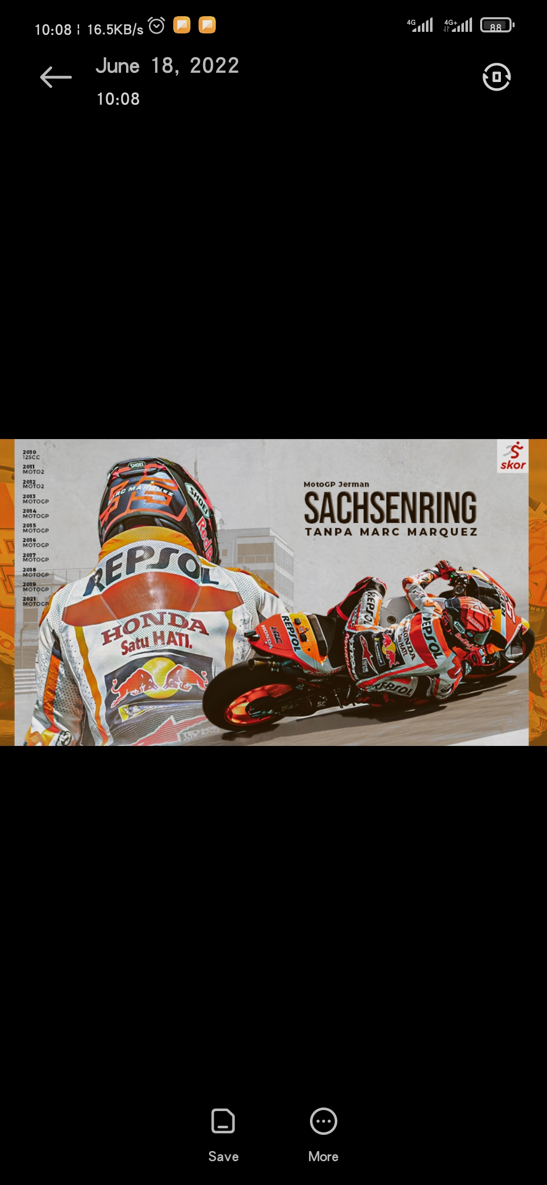 Tanpa Marc Marquez, Gelar SachsenKing di MotoGP Jerman Takkan Terganti