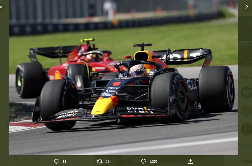 Hasil F1 GP Kanada 2022: Max Verstappen Menang usai Atasi Tekanan Carlos Sainz Jr.