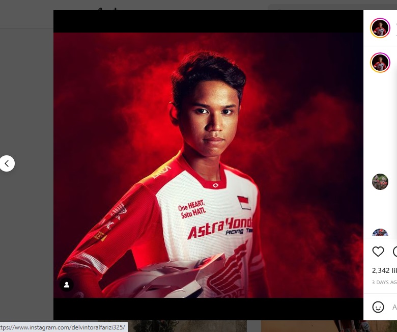 Finis 10 Besar, Delvintor Alfarizi Sabet Predikat Crosser Wildcard Terbaik di MXGP Indonesia 2022