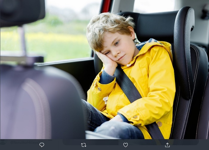 Ini Penyebab Mabuk Kendaraan pada Anak-anak dan Cara Mencegahnya