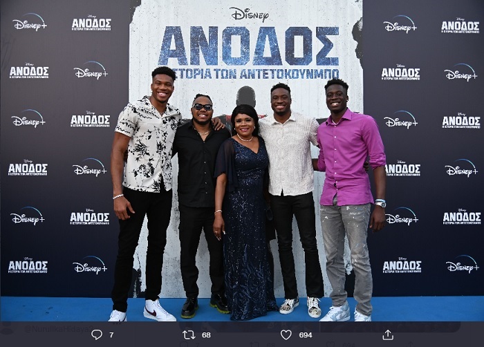 Kisah Keluarga Jadi Film dan Tayang di Disney+: Giannis Antetokounmpo Sempat Tak Tertarik Basket 