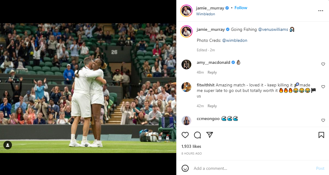 Wimbledon 2022: Menangi Laga Comeback bersama Jamie Murray, Venus Williams Akui Kesulitan 