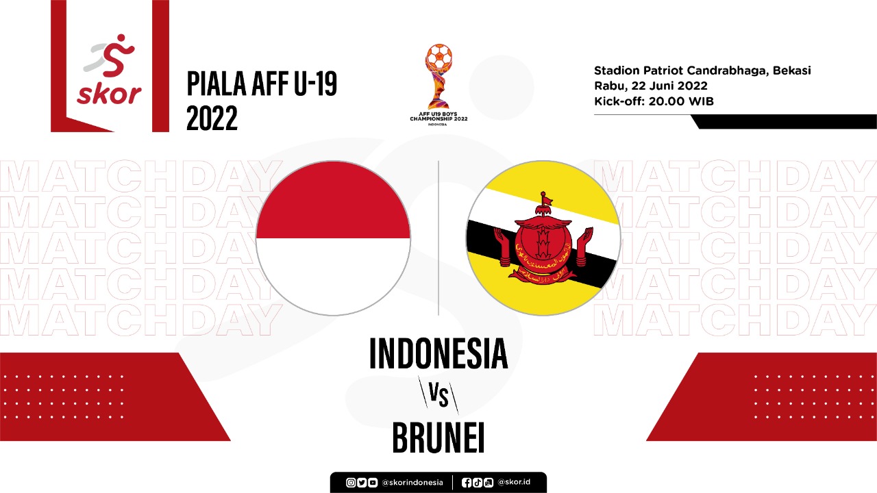 LIVE Update: Indonesia vs Brunei di Piala AFF U-19 2022