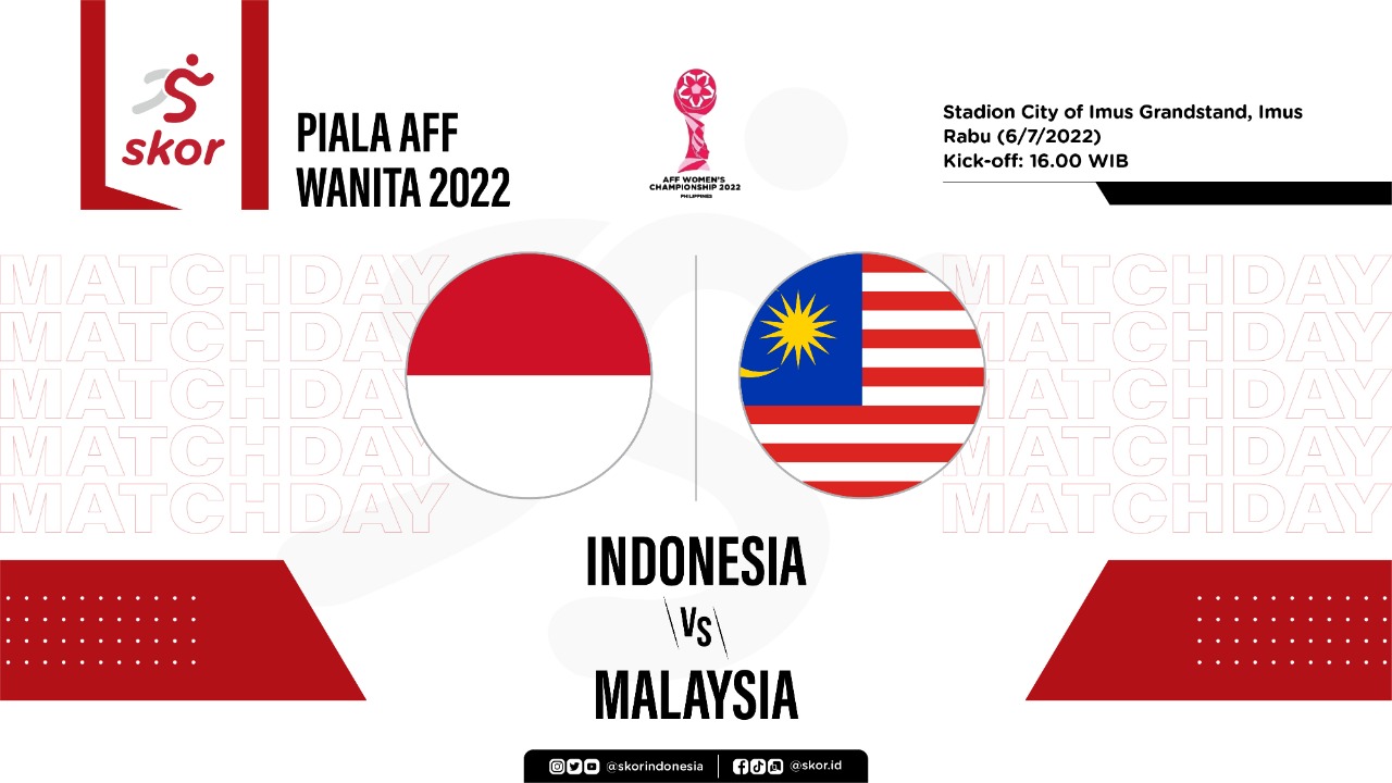Prediksi Piala AFF Wanita 2022: Timnas Putri Indonesia vs Malaysia