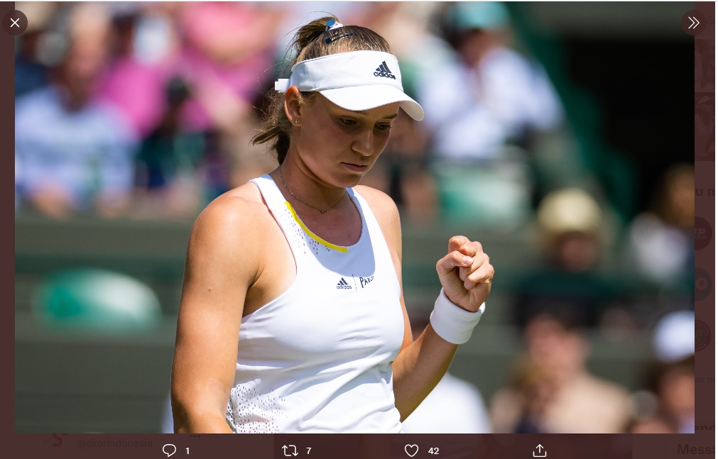 Hasil Final Wimbledon 2022: Comeback Manis Antar Elena Rybakina Raih Gelar Grand Slam Perdana