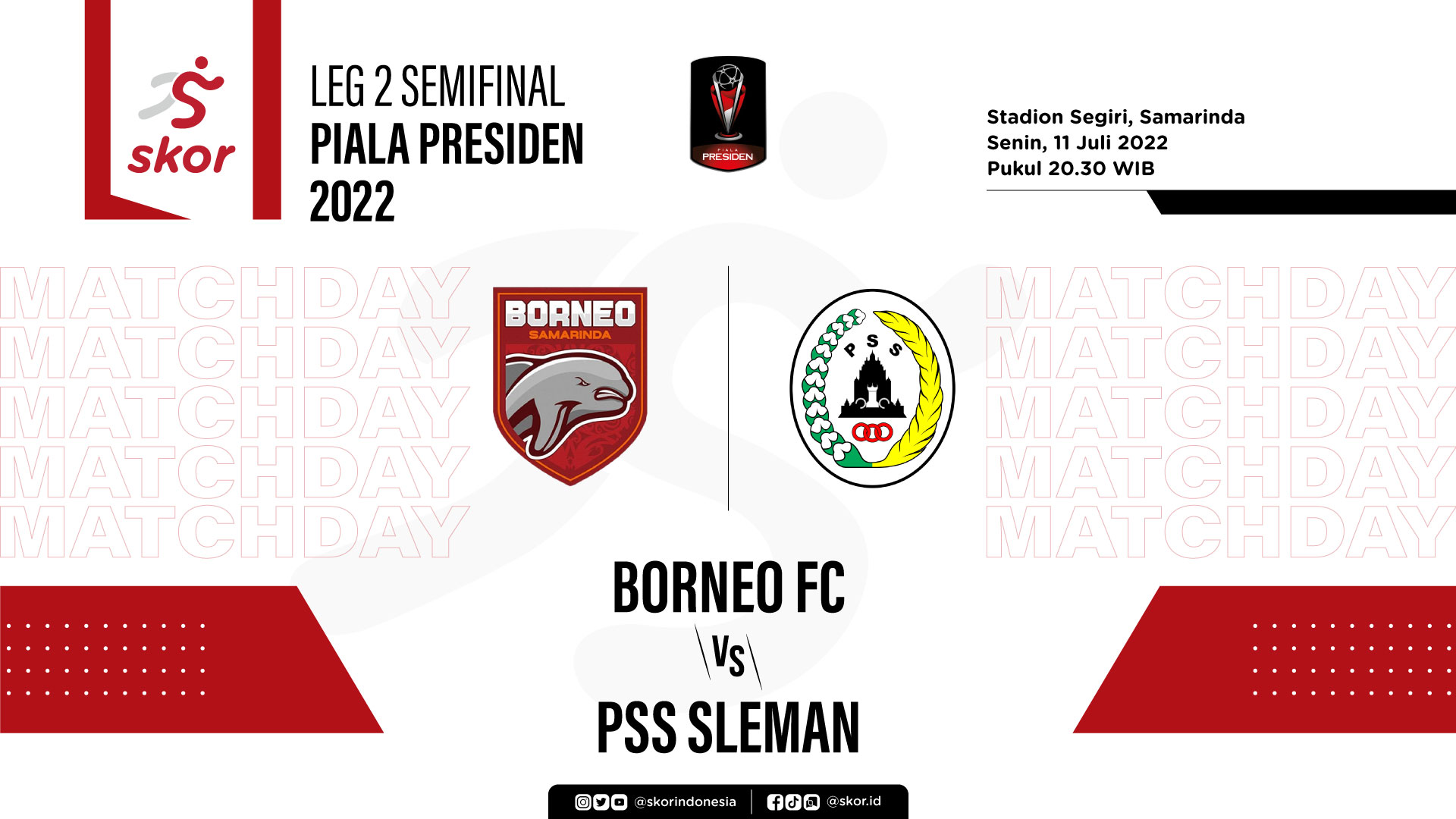 Prediksi dan Link Live Streaming Piala Presiden 2022: Borneo FC vs PSS Sleman