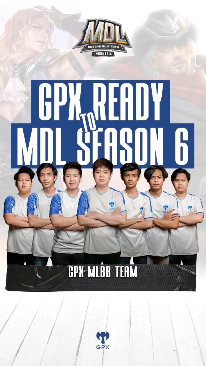GPX Umumkan Roster untuk Hadapi MDL Indonesia Season 6