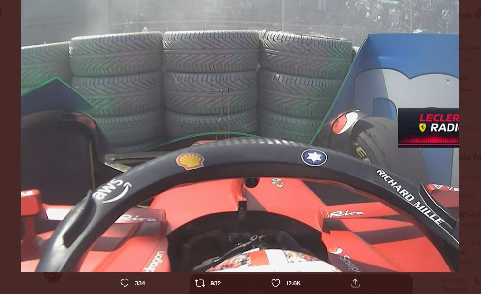 F1 GP Prancis: Kronologi Kecelakaan Charles Leclerc, Gagal Finis Meski Pimpin Balapan