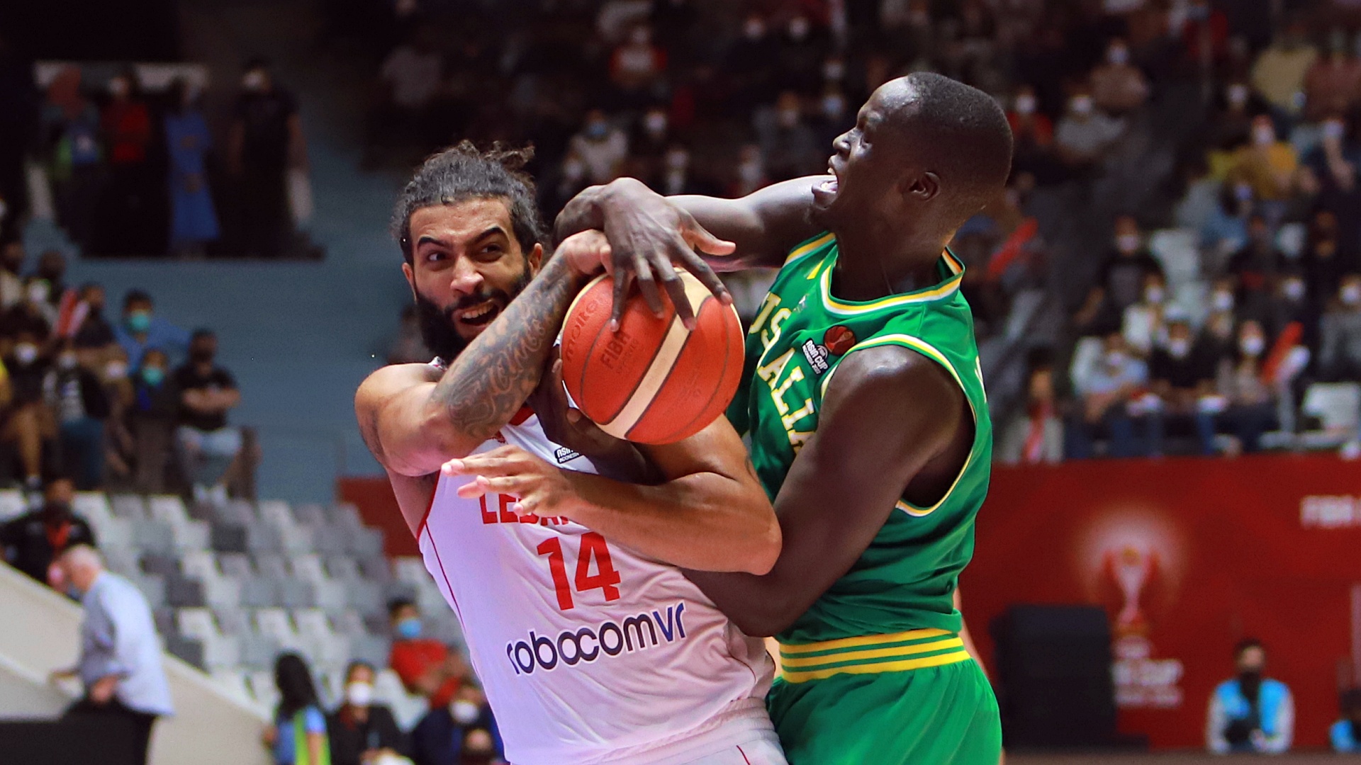 Parade Foto: Final Piala Asia FIBA 2022, Australia dan Lebanon Sajikan Duel Alot