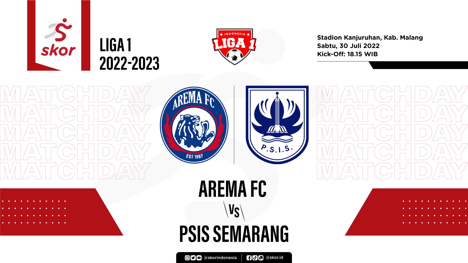 Prediksi dan Link Live Streaming Arema FC vs PSIS Semarang di Liga 1 2022-2023