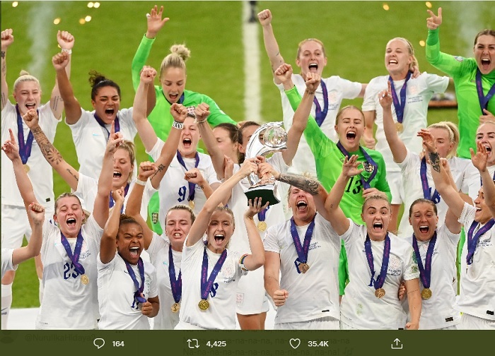 Inggris Juara Piala Eropa Wanita 2022: Ratu Elizabeth II Beri Ucapan Selamat untuk Lionesses