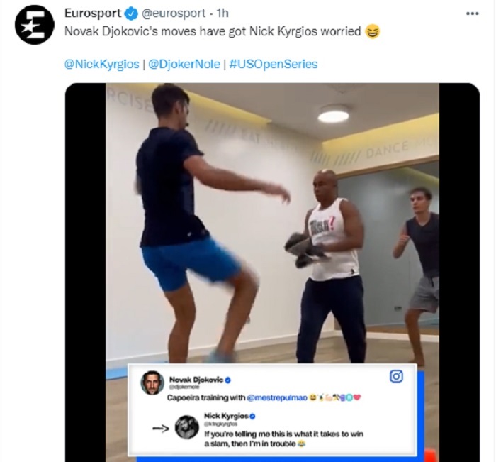 VIDEO: Novak Djokovic Pamer Latihan Capoeira, Nick Kyrgios Pun Keder