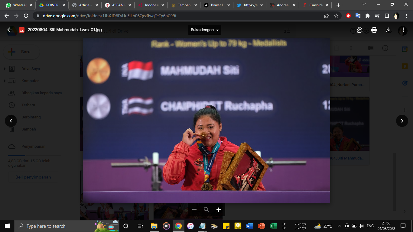 ASEAN Para Games 2022: Tambah 10 Emas, Indonesia Jadi Juara Umum Para Powerlifting